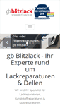 Mobile Screenshot of blitz-lack.de